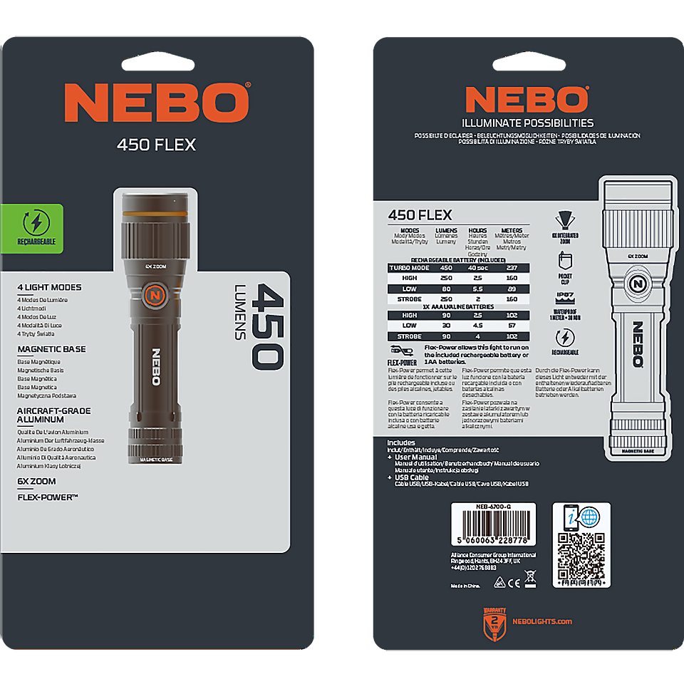 NEBO 450 FLEX Torch