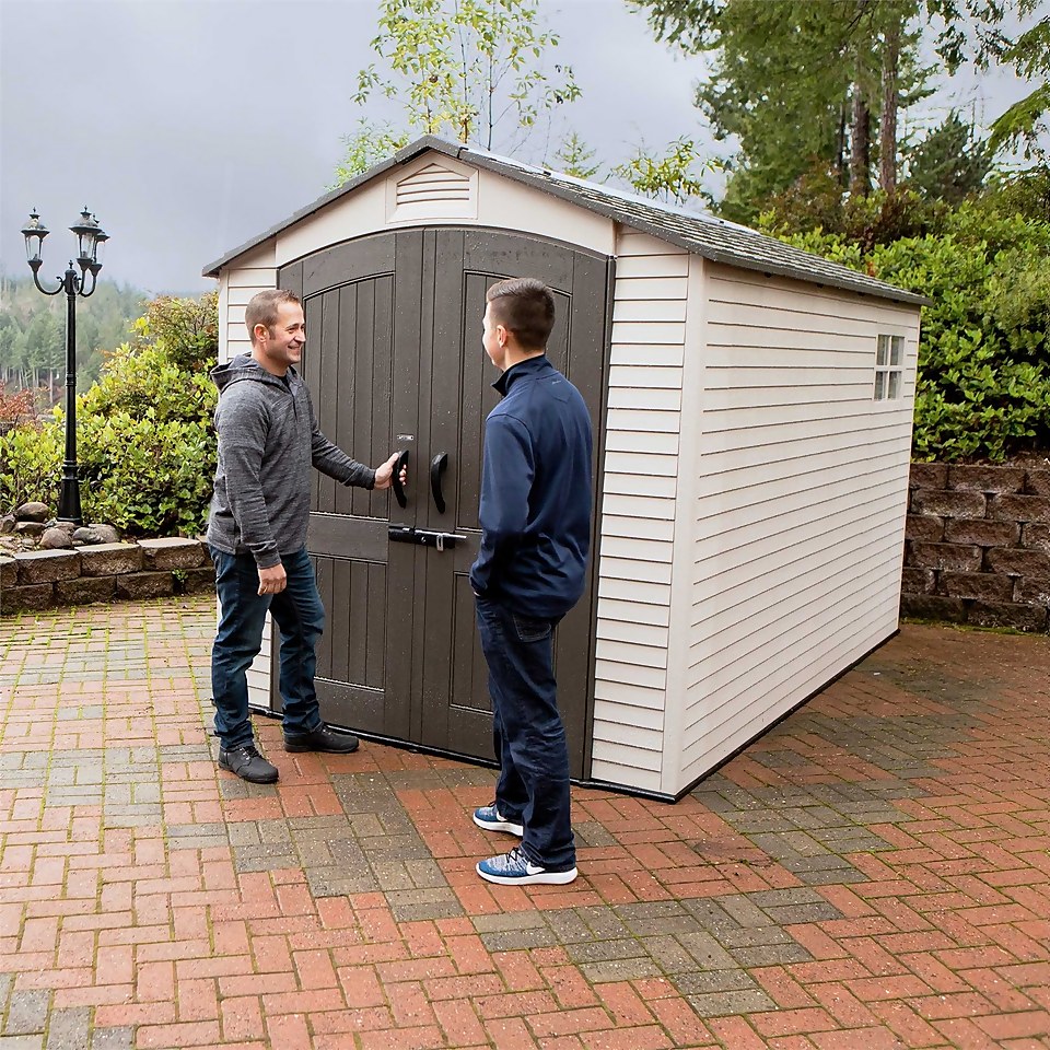 Lifetime 7 x 12ft Outdoor Storage Shed - Installation Included