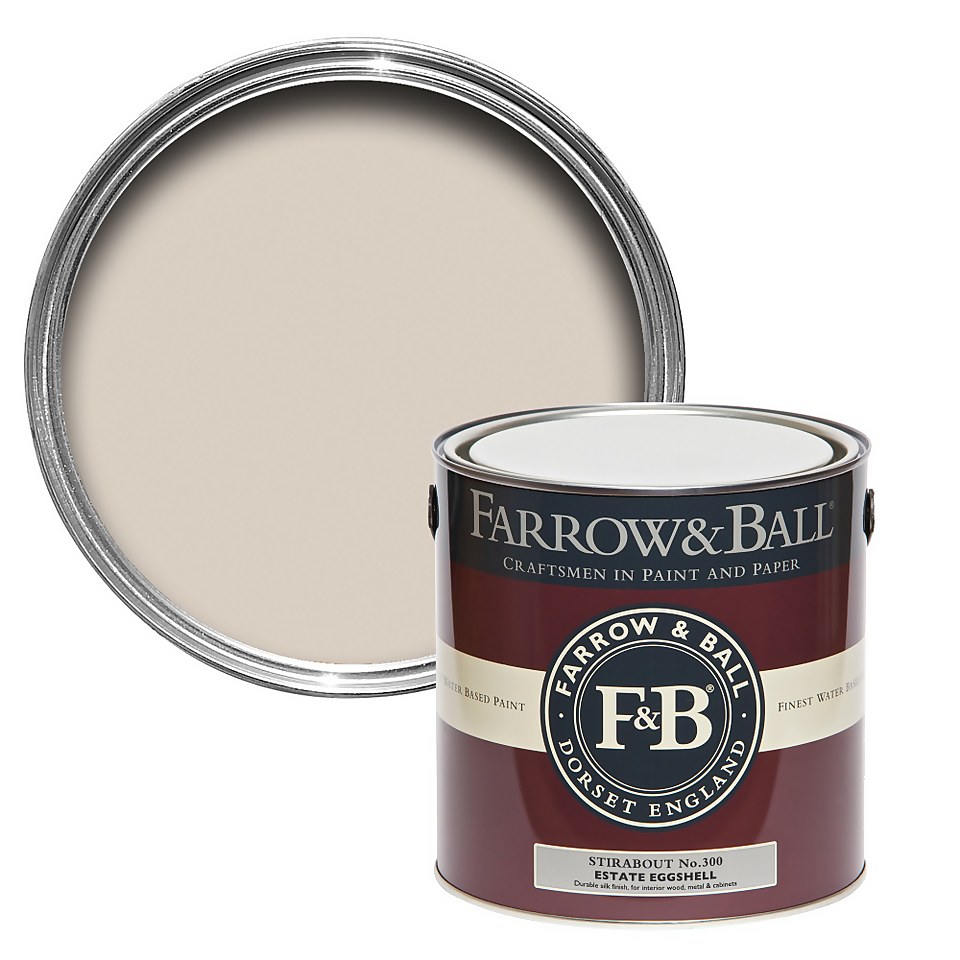 Farrow & Ball Estate Eggshell Paint Stirabout No.300 - 2.5L