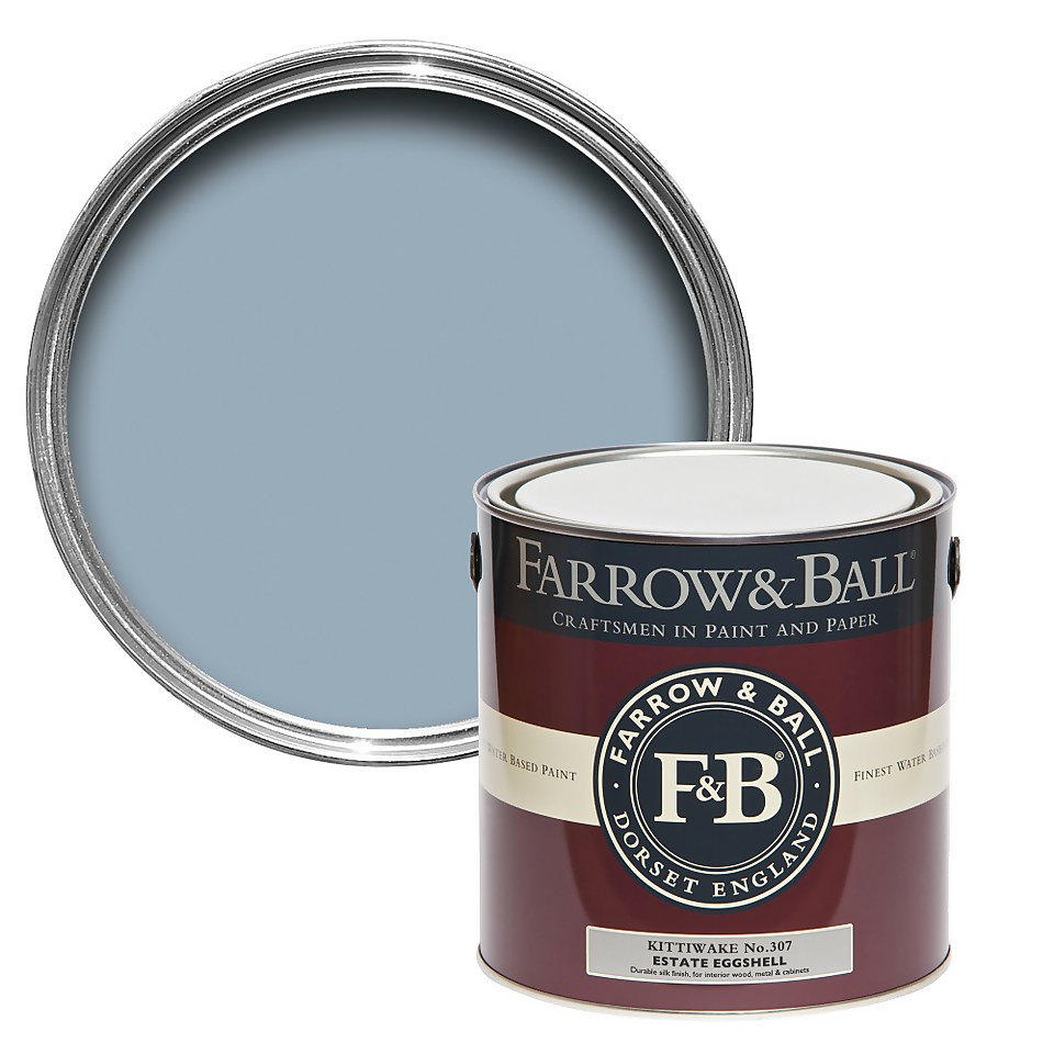 Farrow & Ball Estate Eggshell Paint Kittiwake No.307 - 2.5L