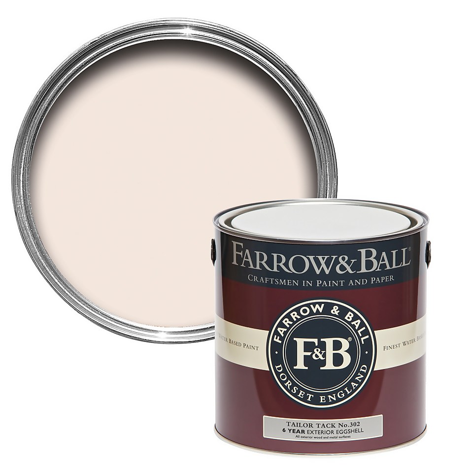 Farrow & Ball Exterior Eggshell Paint Tailor Tack No.302 - 2.5L