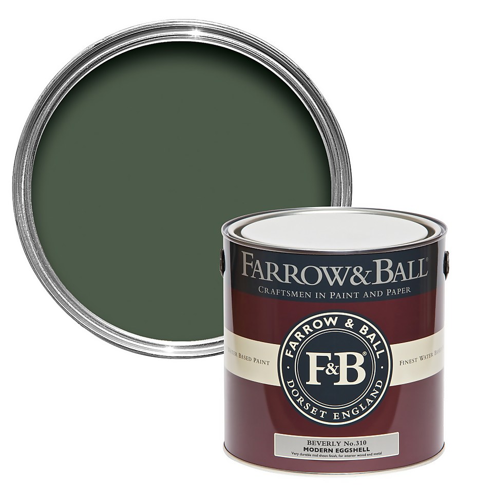 Farrow & Ball Modern Eggshell Paint Beverly No.310 - 2.5L