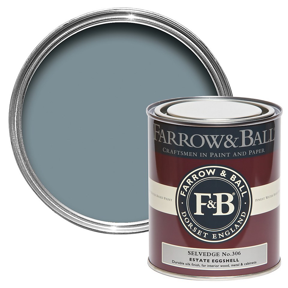 Farrow & Ball Estate Eggshell Paint Selvedge No.306 - 750ml