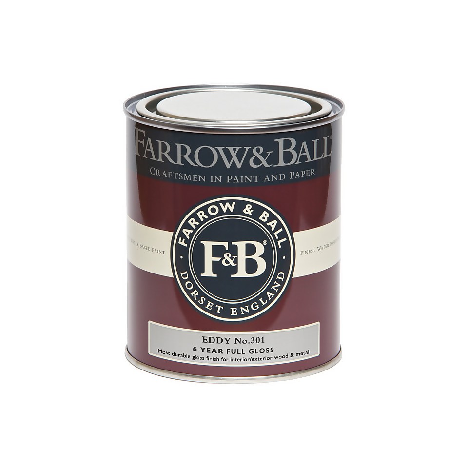 Farrow & Ball Full Gloss Paint Eddy No.301 - 750ml