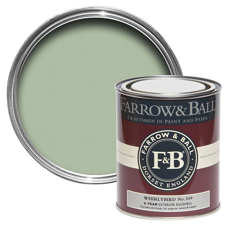 Farrow & Ball Exterior Eggshell Paint Whirlybird No.309 - 750ml