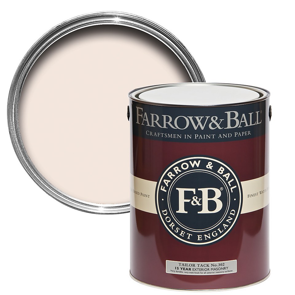 Farrow & Ball Exterior Masonry Paint No.302 Tailor Tack - 5L