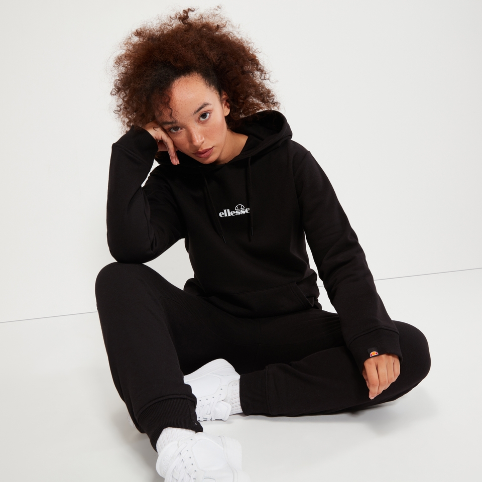 Kapuzenpullover Jazana für Damen Schwarz