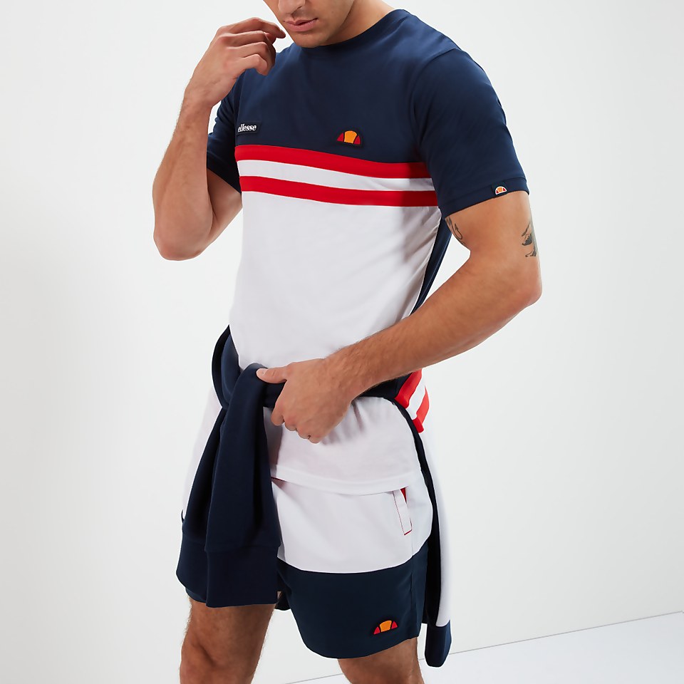 Cielo Badeshorts Rot/Marine/Weiß für Herren