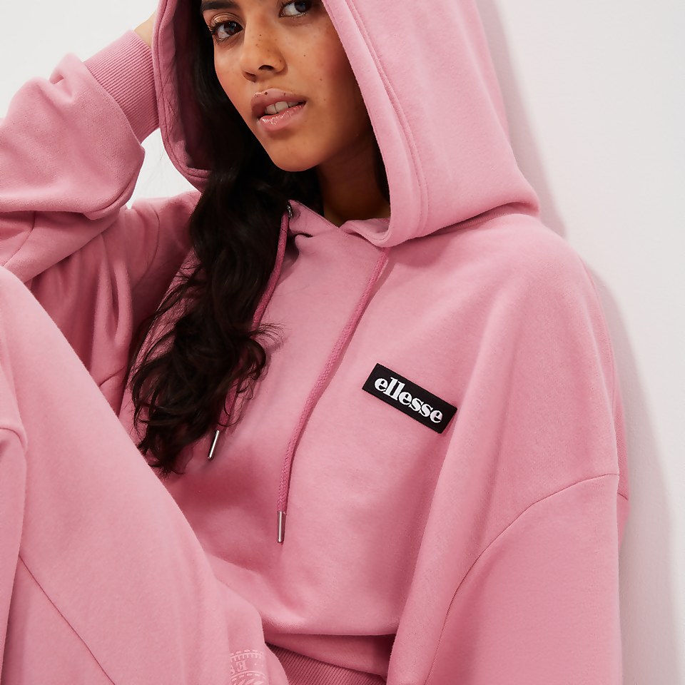 Halo Crop-Kapuzenpulli Pink für Damen