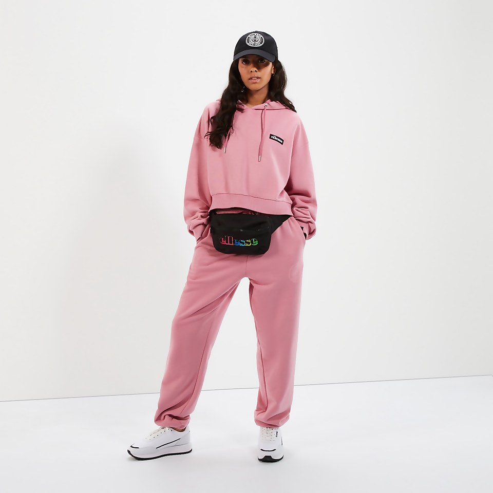 Halo Crop-Kapuzenpulli Pink für Damen