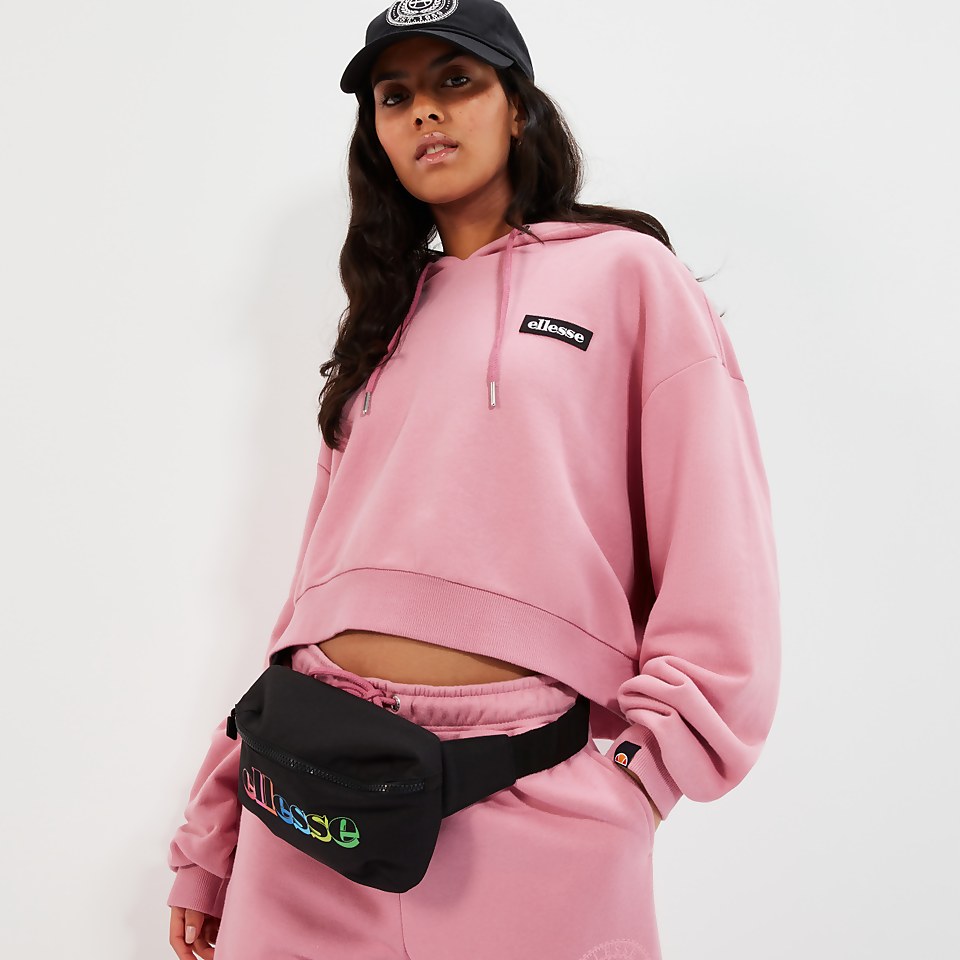 Halo Crop-Kapuzenpulli Pink für Damen