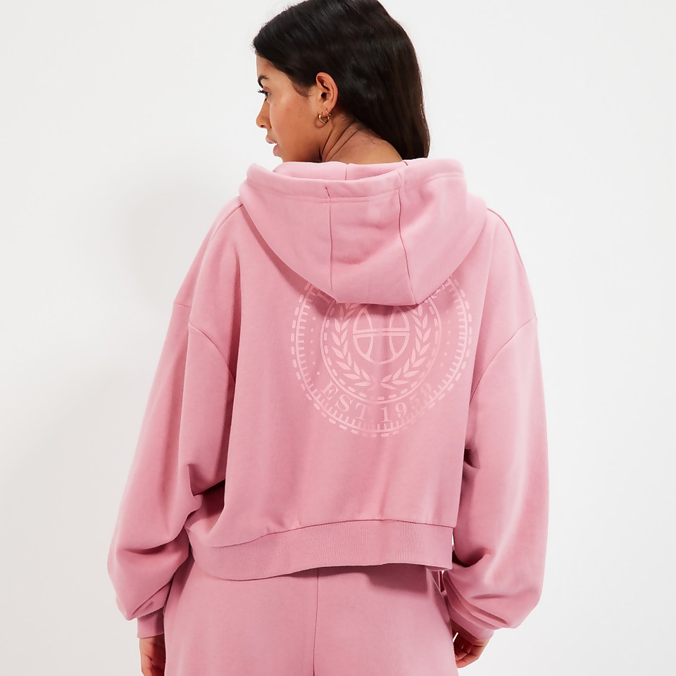 Halo Crop-Kapuzenpulli Pink für Damen
