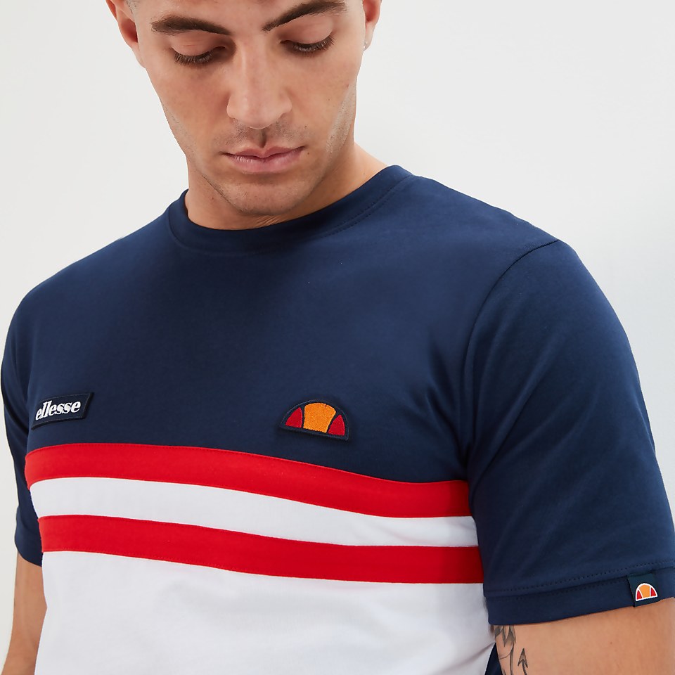 Venire T-Shirt Marine/Rot/Weiß für Herren