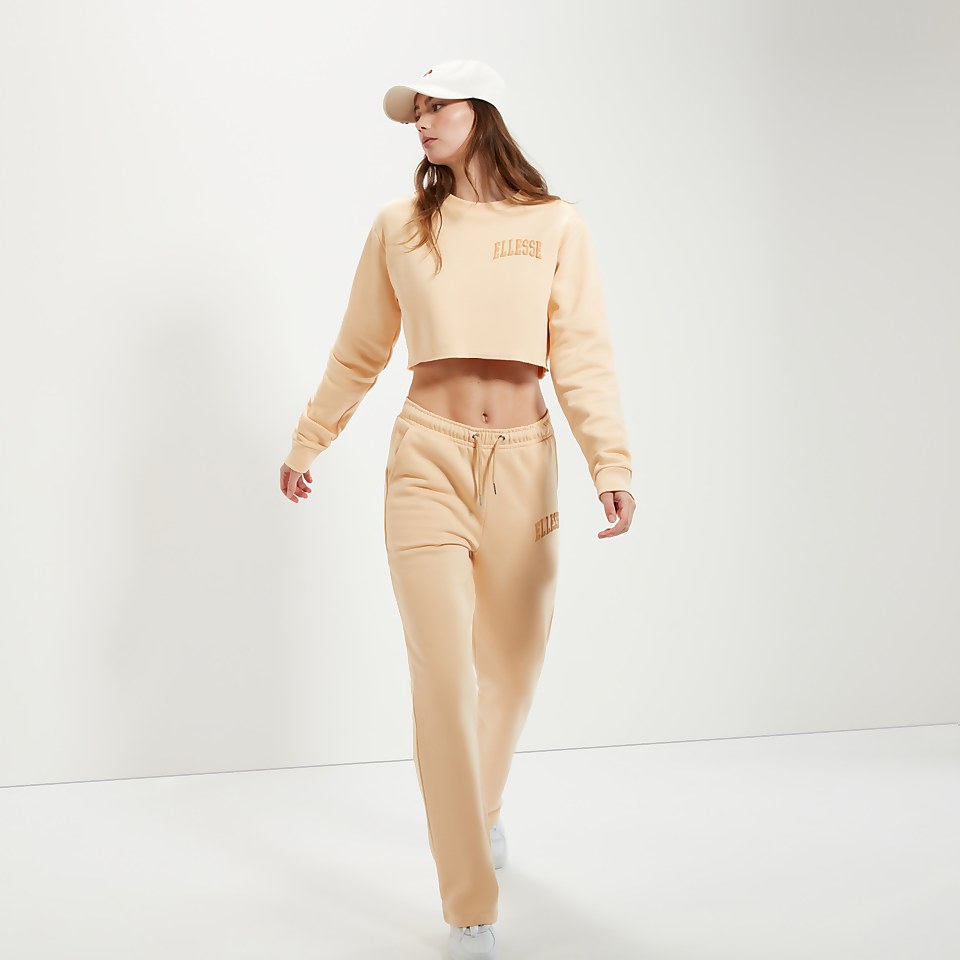 Canleo Crop Sweatshirt Hellbraun für Damen