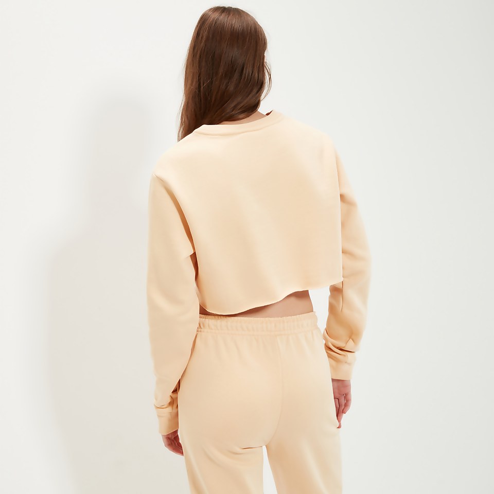 Canleo Crop Sweatshirt Hellbraun für Damen
