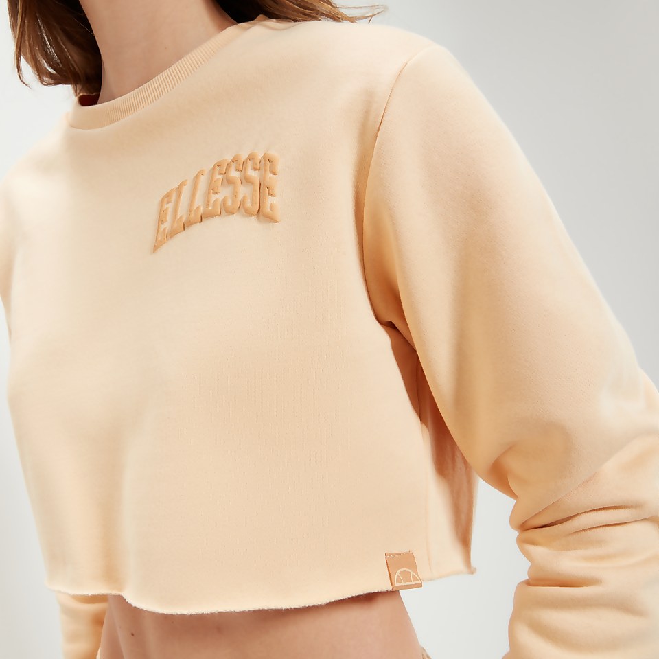 Canleo Crop Sweatshirt Hellbraun für Damen