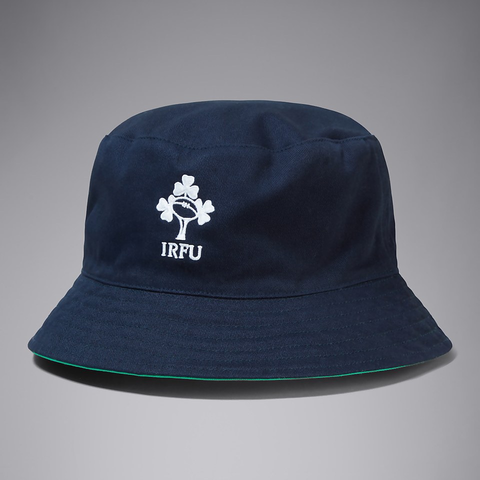 ADULT UNISEX IRELAND REVERSIBLE BUCKET HAT GREEN/BLUE