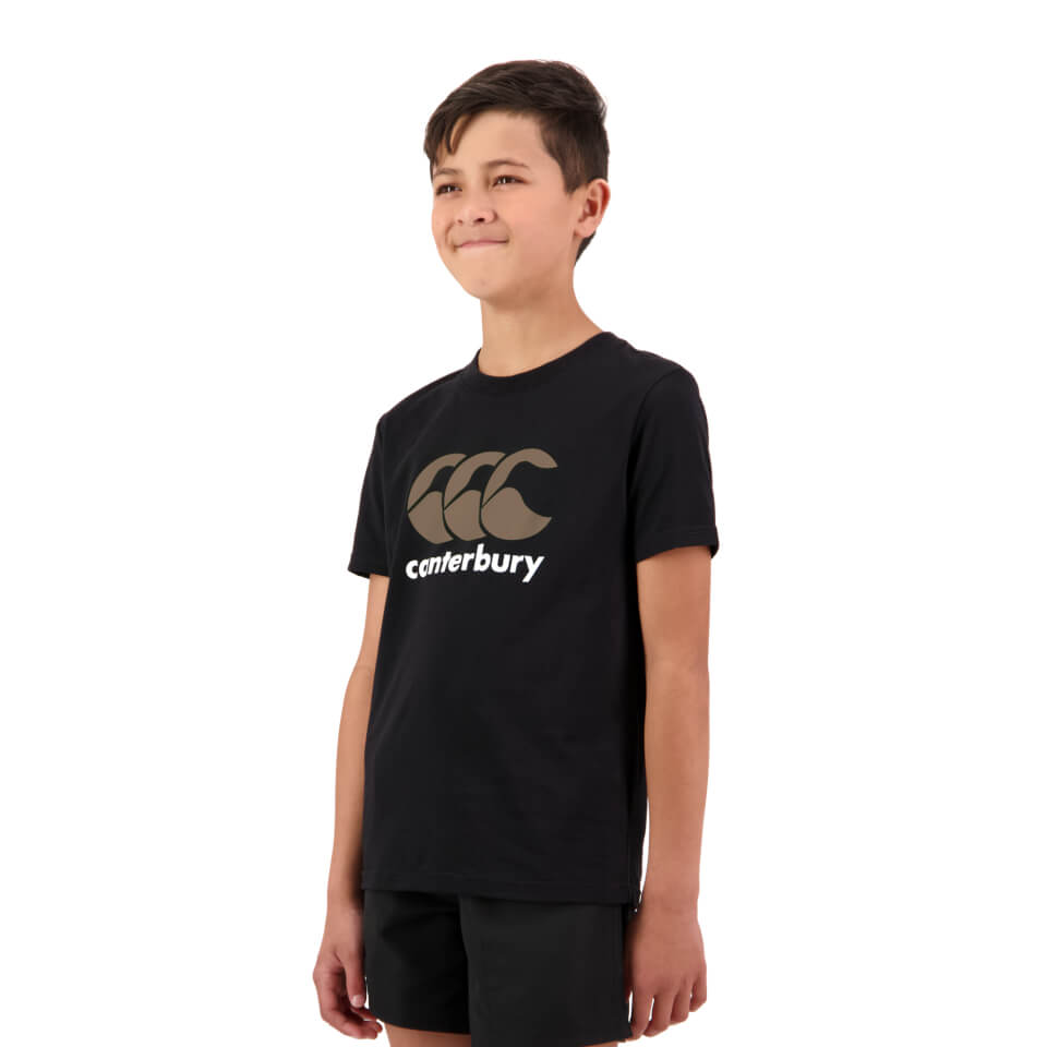 Kids CCC Anchor T-Shirt in Black