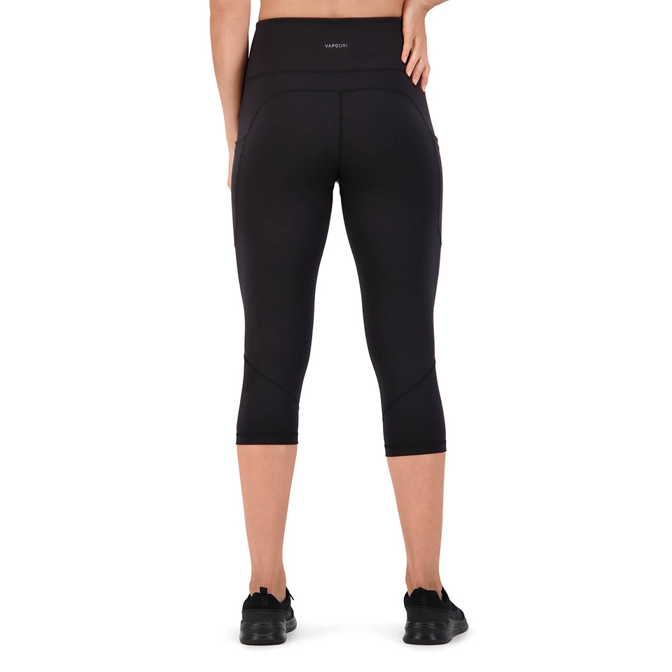 WOMEN'S VAPODRI 3/4 TIGHT IN JET BLACK