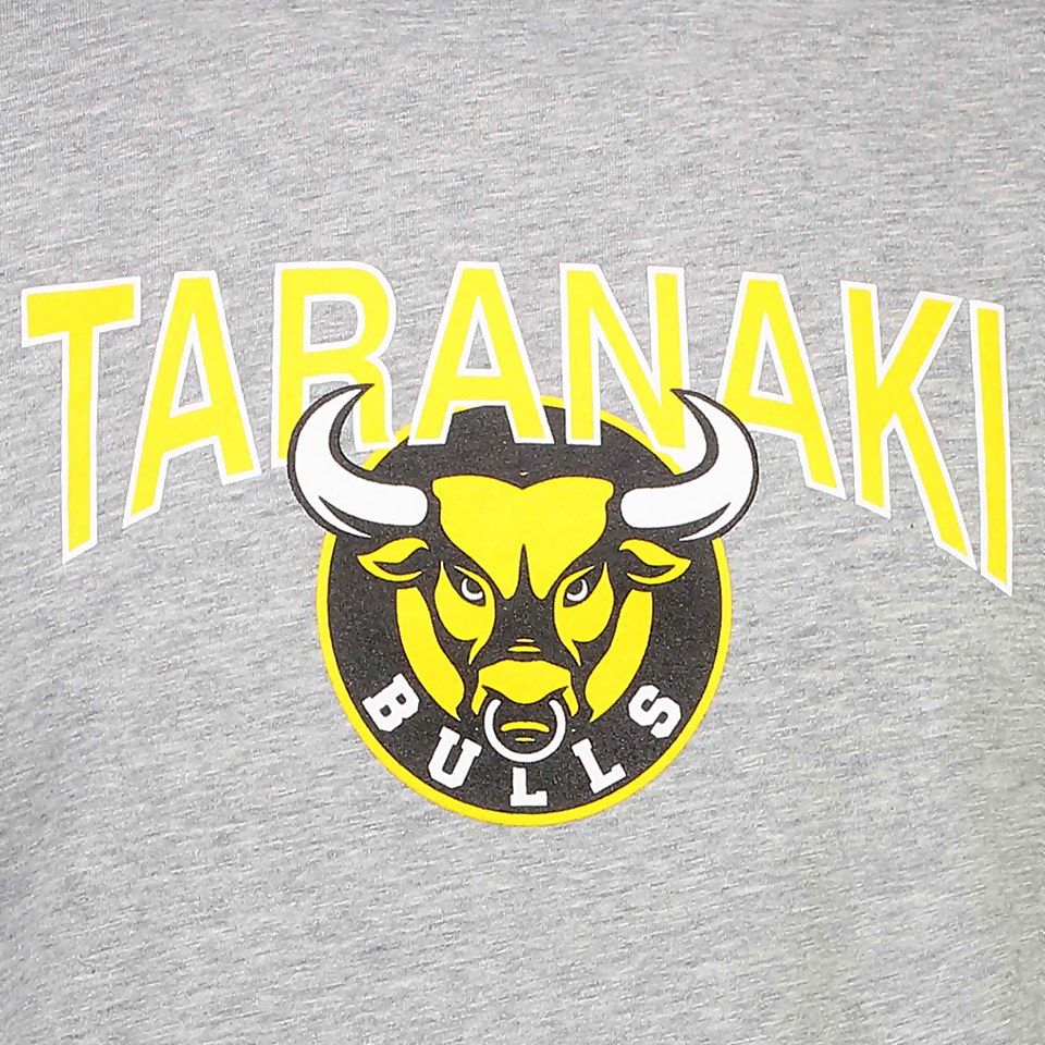 Mens Taranaki Supporters T-Shirt in Grey