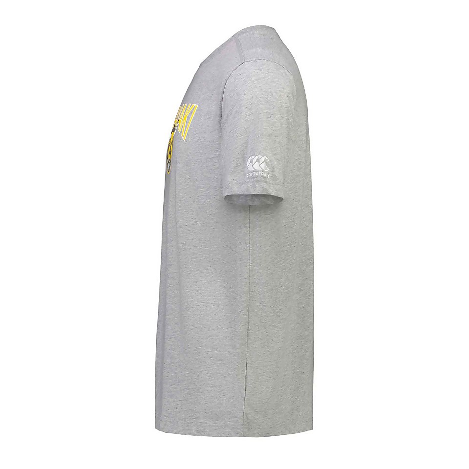 Mens Taranaki Supporters T-Shirt in Grey
