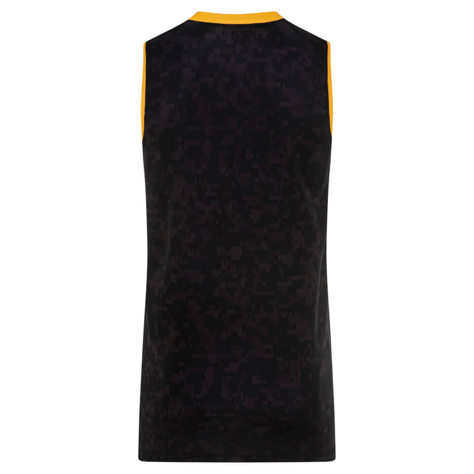 Mens Taranaki Replica Training Singlet in Black