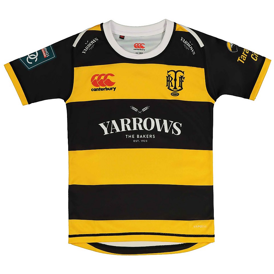 Kids Taranaki Replica On Field Jersey in Black