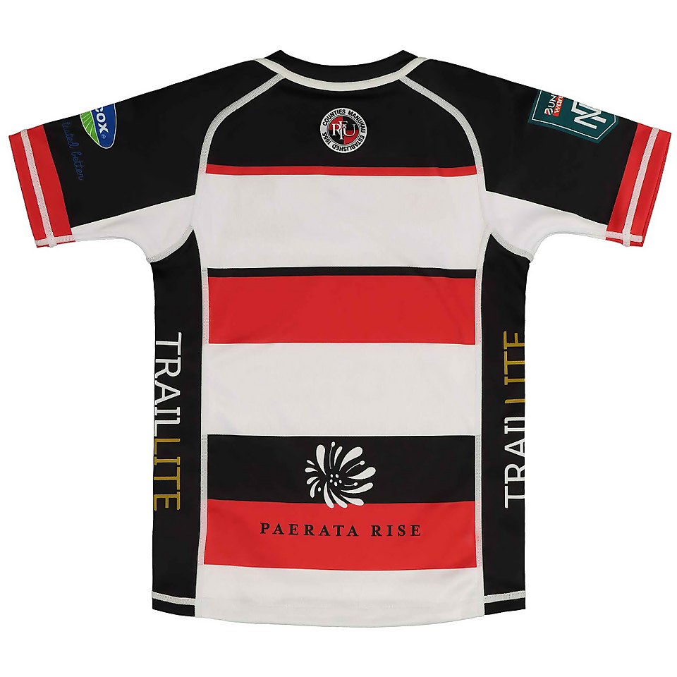 Kids Counties Manukau Replica On Field Jersey in Black
