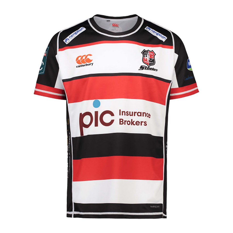 Mens Counties Manukau Replica On Field Jersey in Black