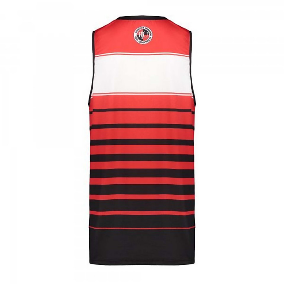Mens Counties Manukau Replica Training Singlet in Black