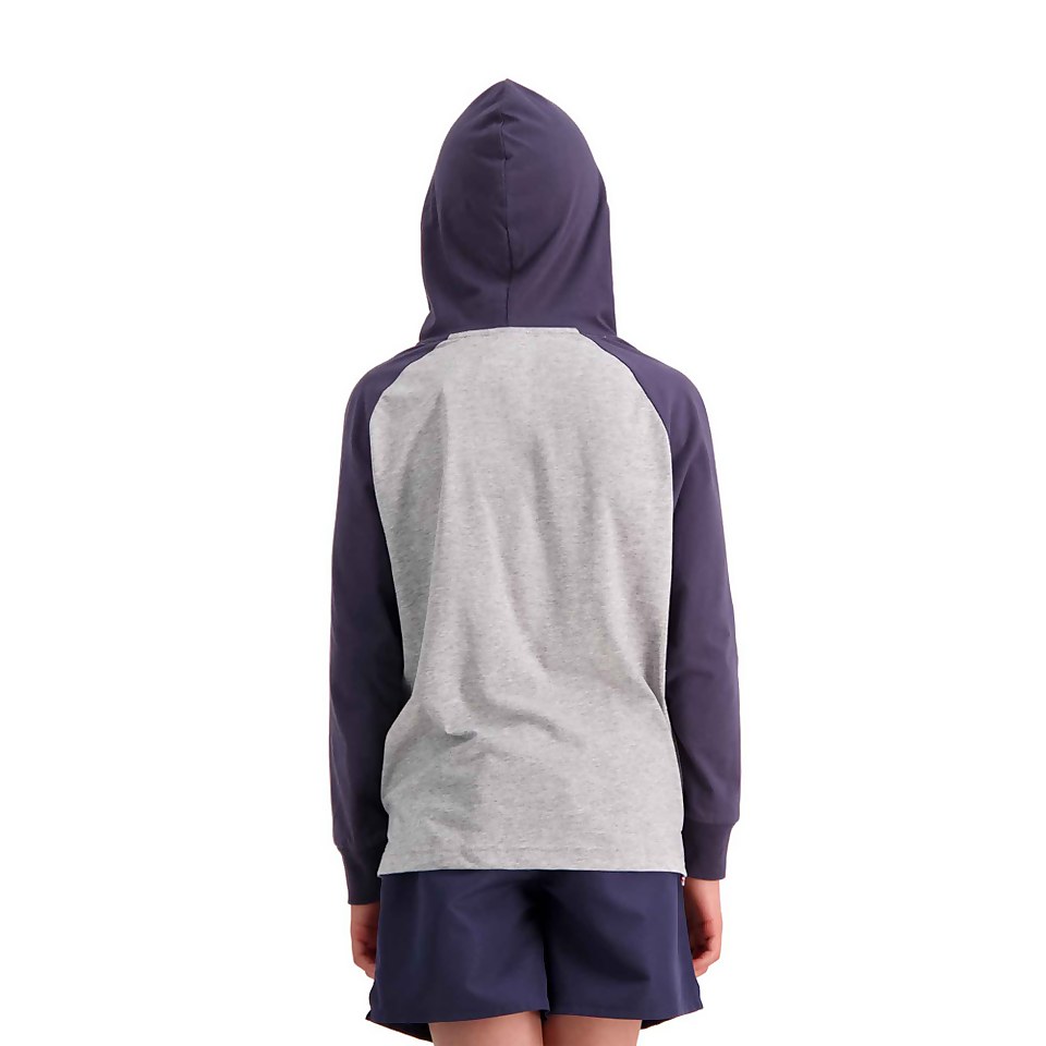 Kids CCC Uglies Hooded Long Sleeve T-Shirt in Grey