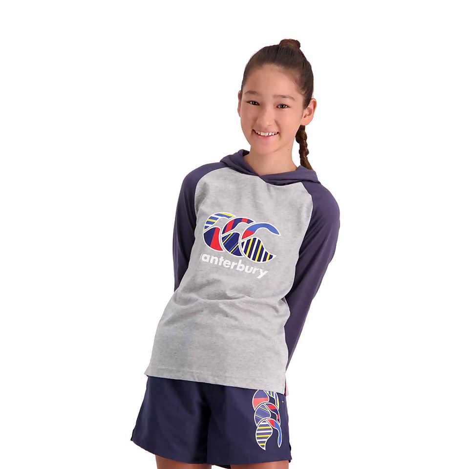 Kids CCC Uglies Hooded Long Sleeve T-Shirt in Grey