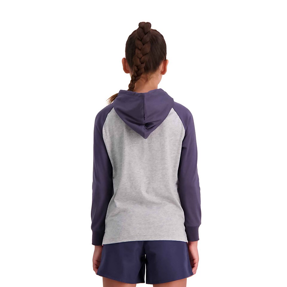 Kids CCC Uglies Hooded Long Sleeve T-Shirt in Grey