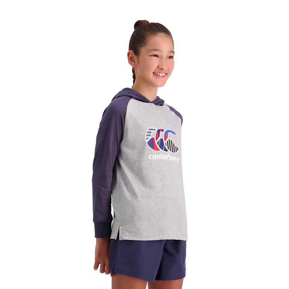 Kids CCC Uglies Hooded Long Sleeve T-Shirt in Grey