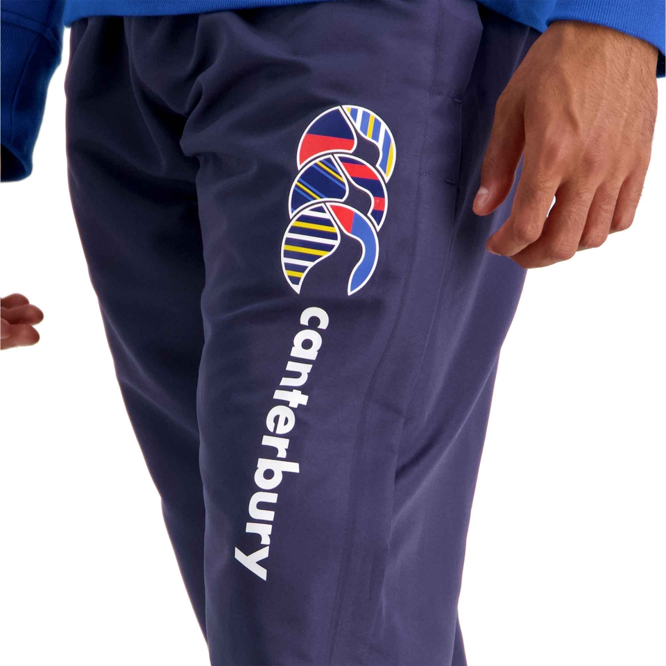 Mens Uglies Tapered Cuff Stadium Pant in Blue