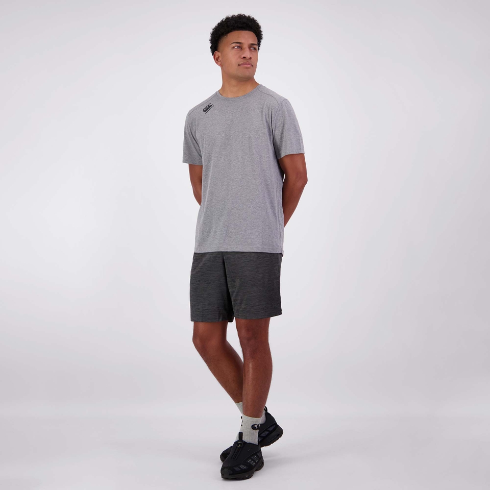 MENS VAPODRI 8" KNIT SHORT BLACK