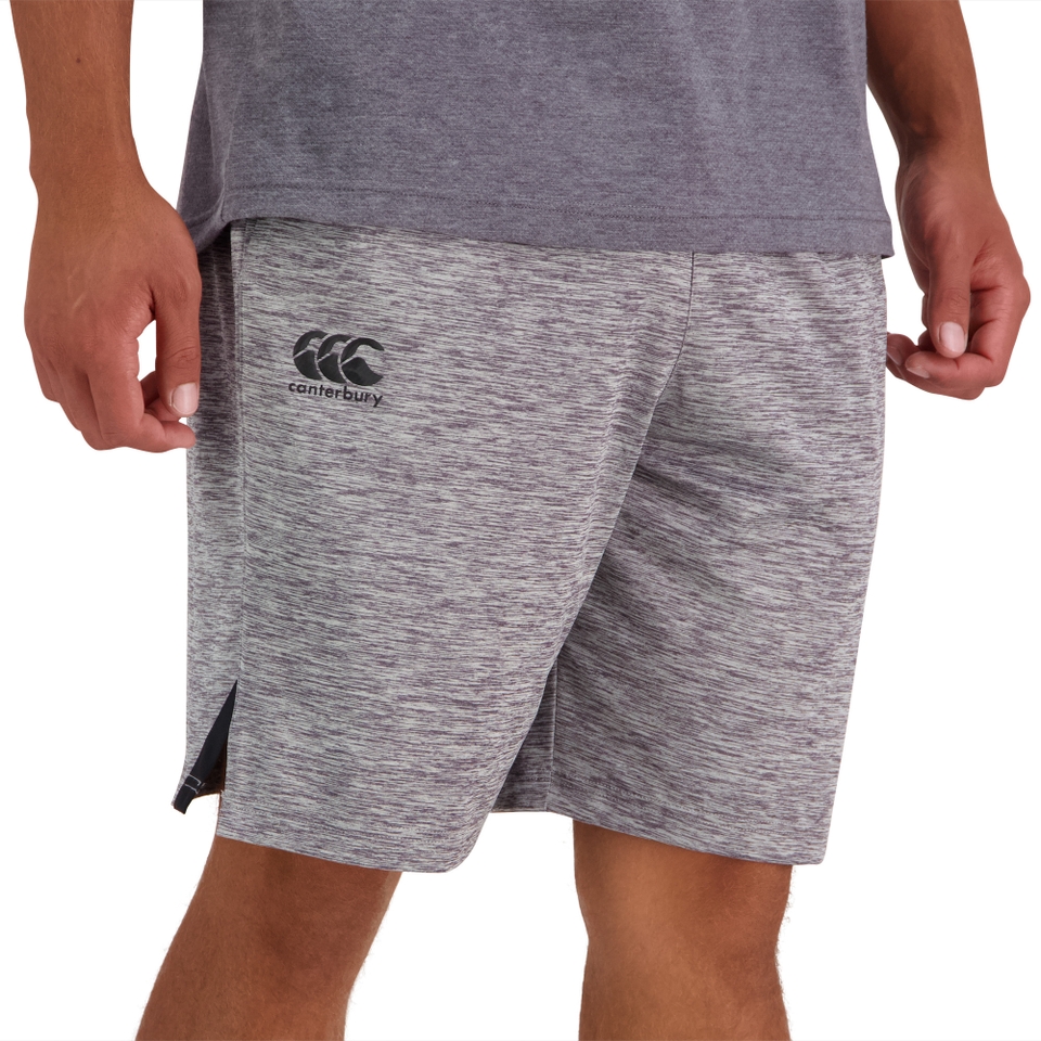 MENS VAPODRI 8" KNIT SHORT BLACK