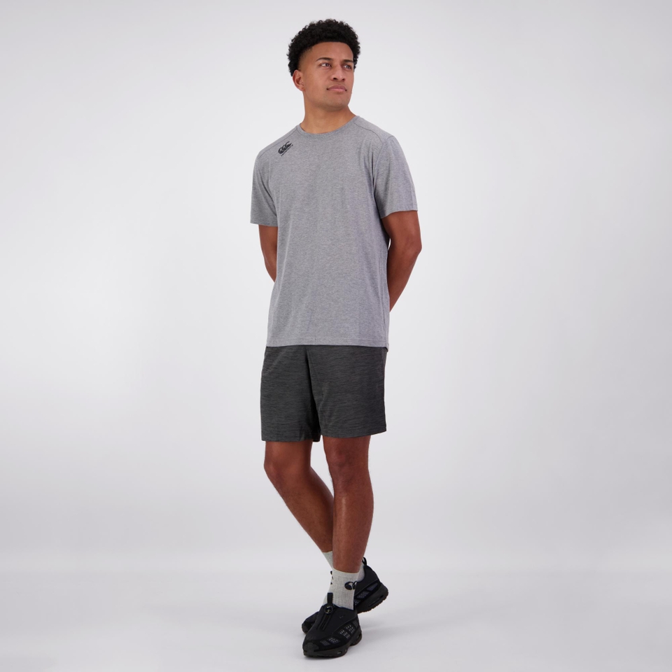 MENS VAPODRI 8" KNIT SHORT BLACK