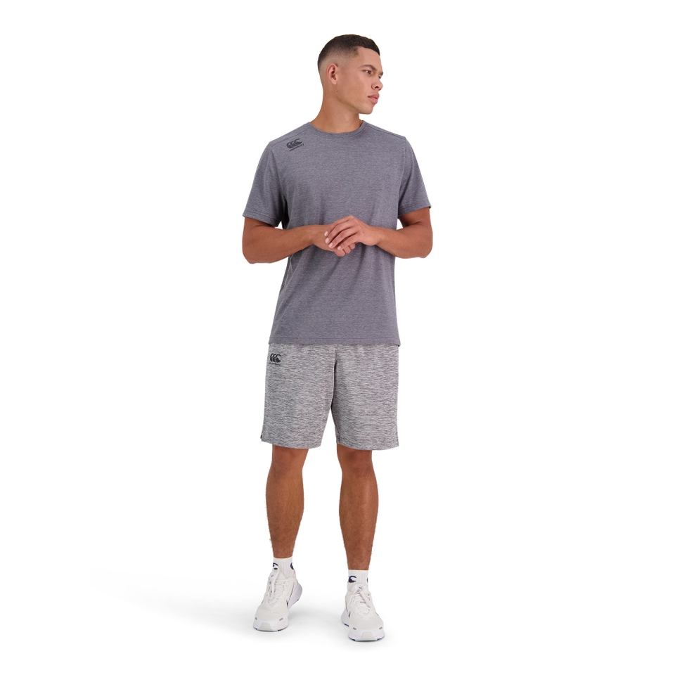 MENS VAPODRI 8" KNIT SHORT BLACK
