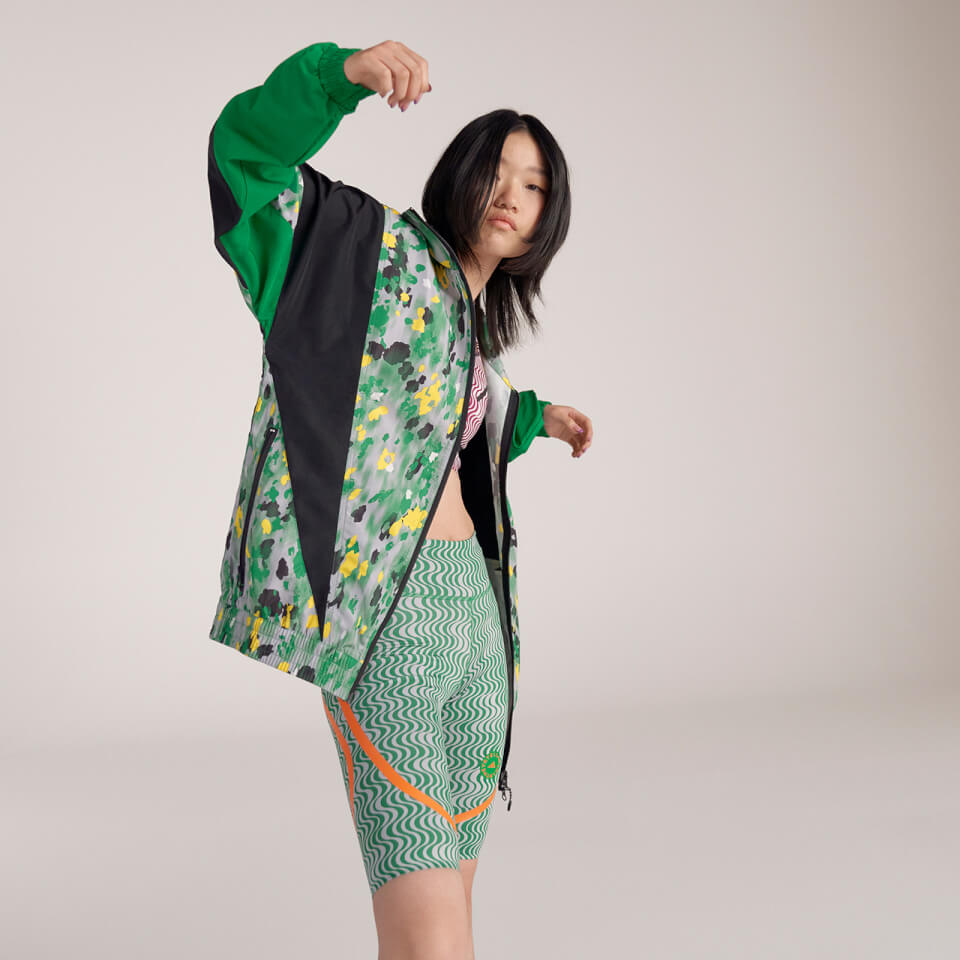 adidas By Stella McCartney Camo Print Shell Track Jacket