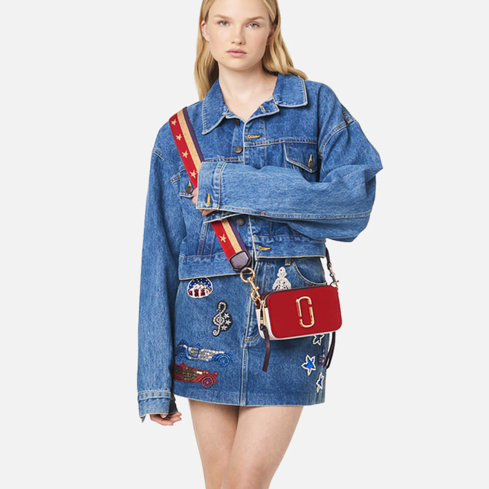 Marc Jacobs Blue 'The Americana Snapshot' Shoulder Bag