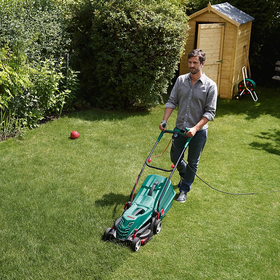 Bosch rotak 400 corded rotary lawnmower new arrivals