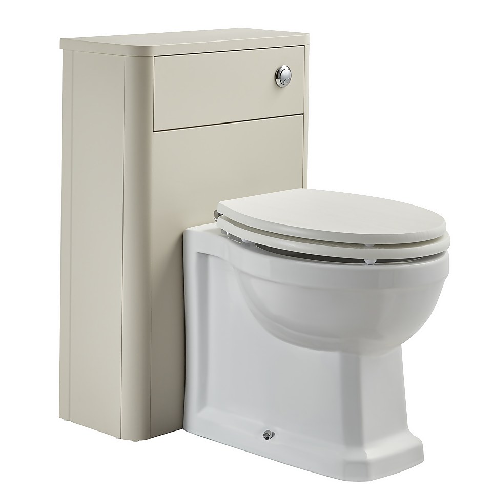 Country Living Wicklow 600 Toilet Unit - Taupe Grey