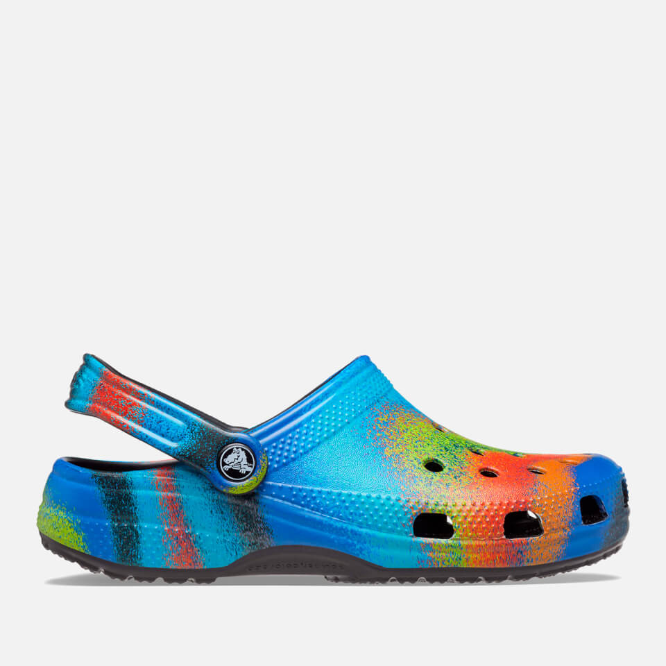 Crocs Classic Tie-Dye Rubber Clogs