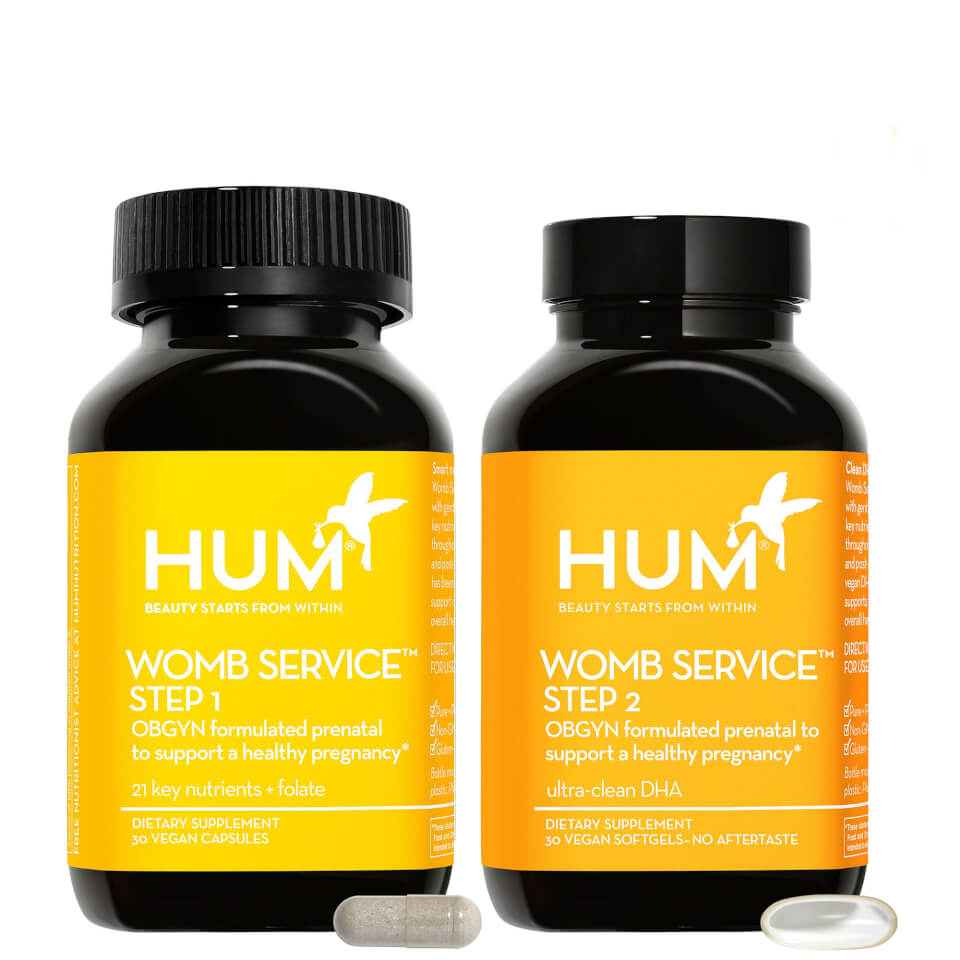 HUM Nutrition Womb Service Prenatal Multi (2 x 30 Capsules)