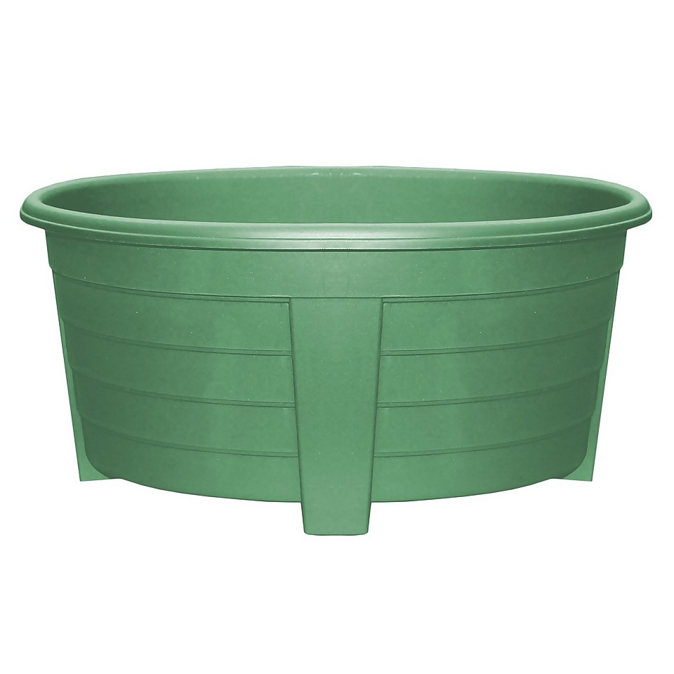Green Oval Planter - 55cm
