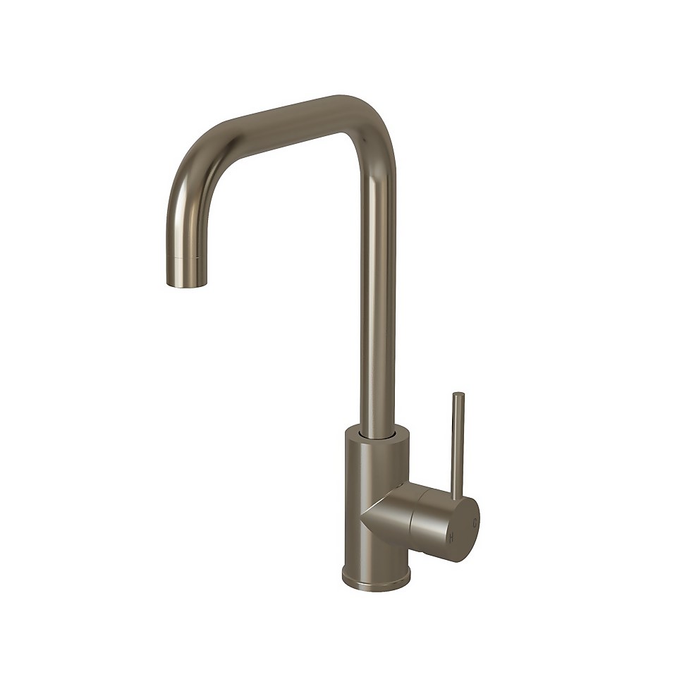 Iona Side Lever Tap - Brushed Steel