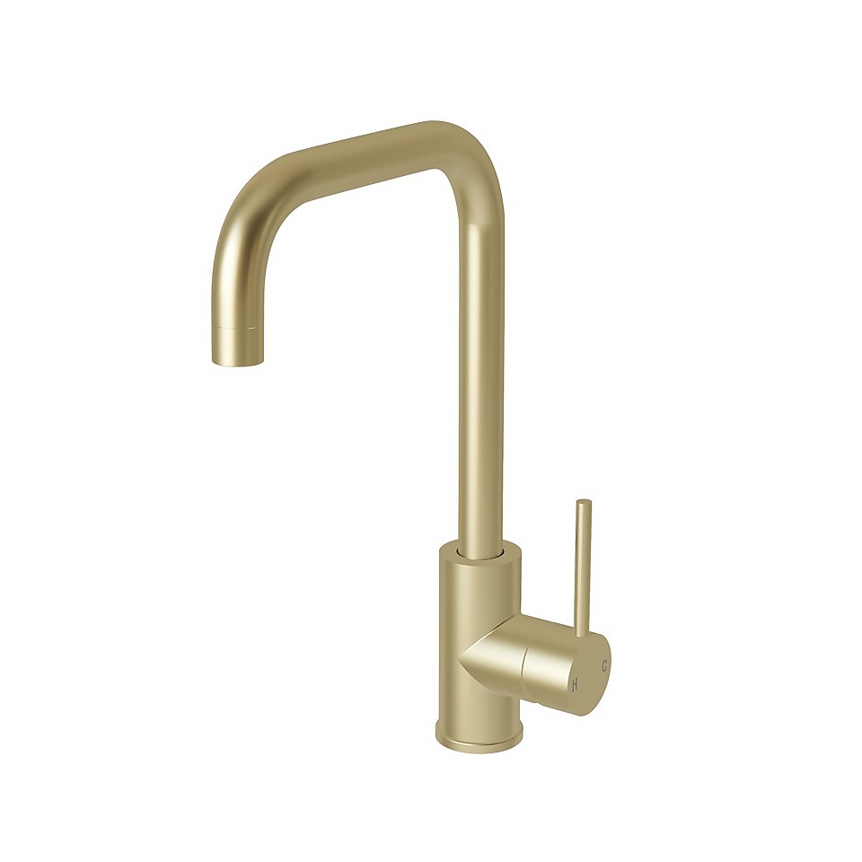 Iona Side Lever Tap - Brushed Brass