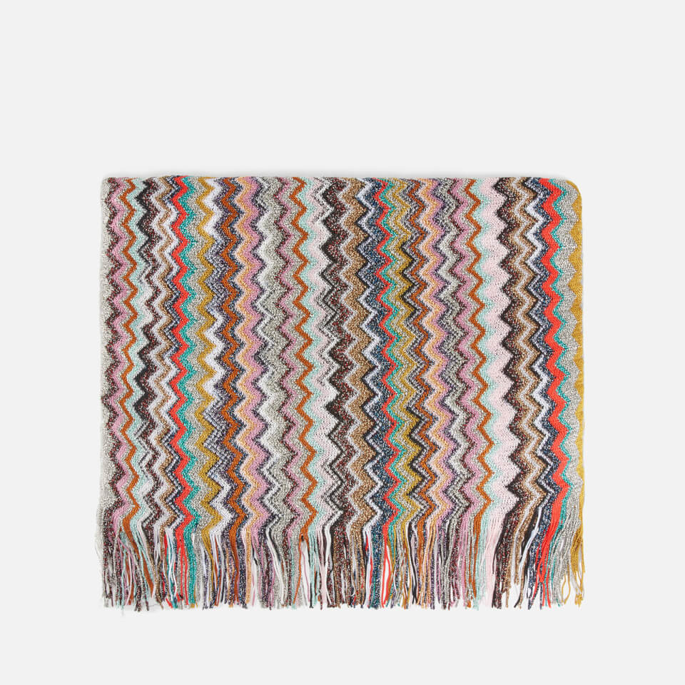 Missoni Zig Zag Lurex-Knit Scarf