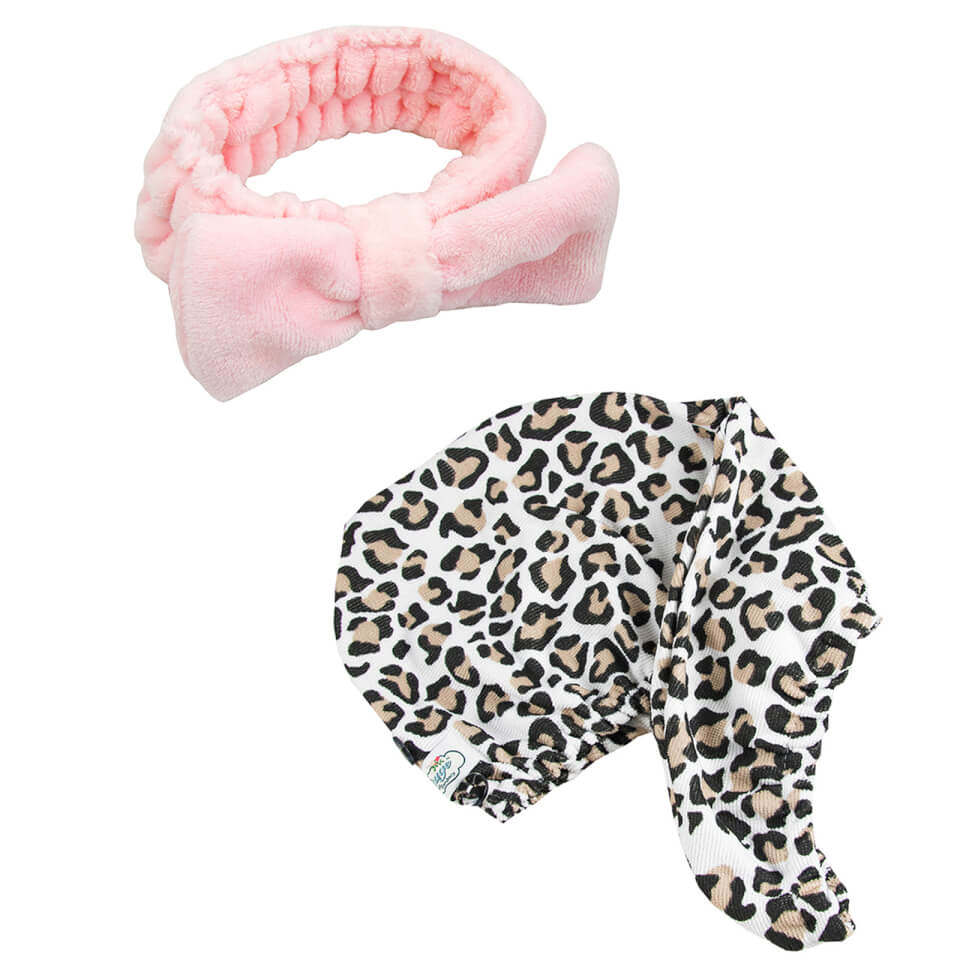 The Vintage Cosmetic Company Simply Spa-vellous Polly and Leopard Print Turban